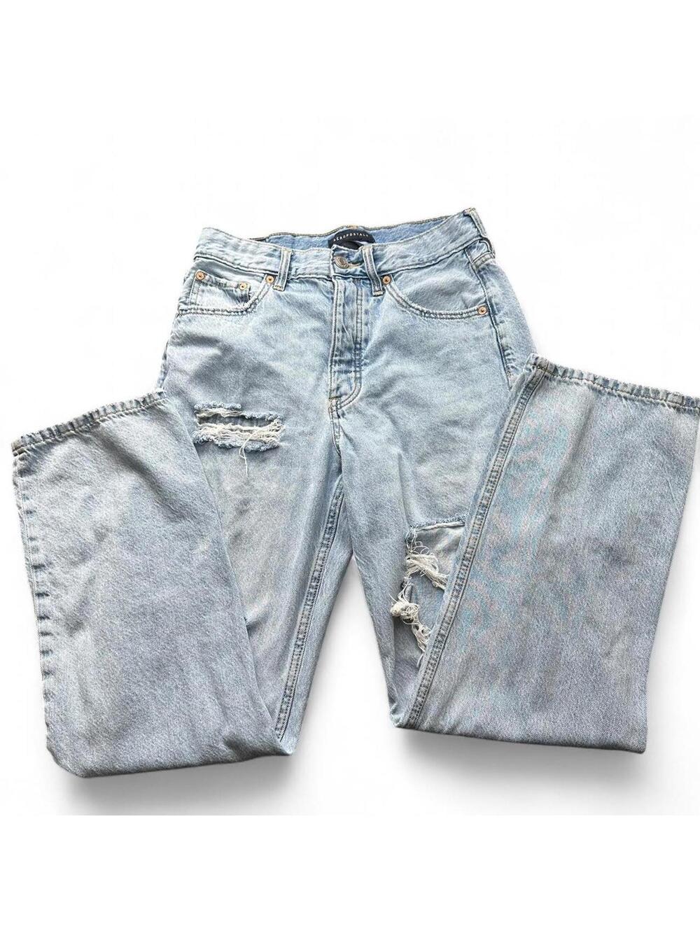 Aeropostale Distressed 90's Baggy Jeans - Size 8 REG
